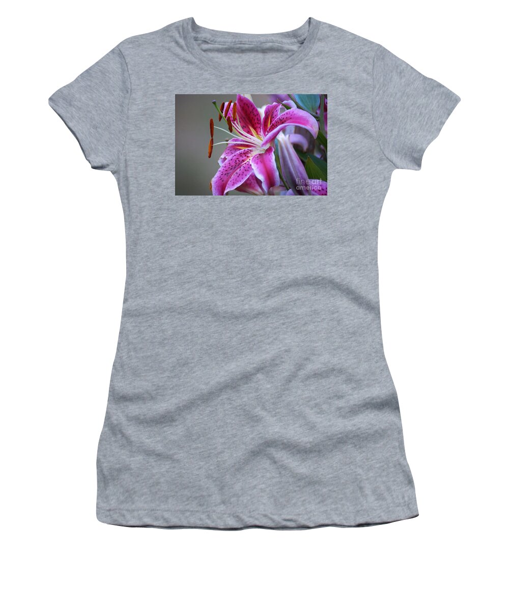Lilly Women's T-Shirt featuring the photograph K and D Lilly 6 by Merle Grenz