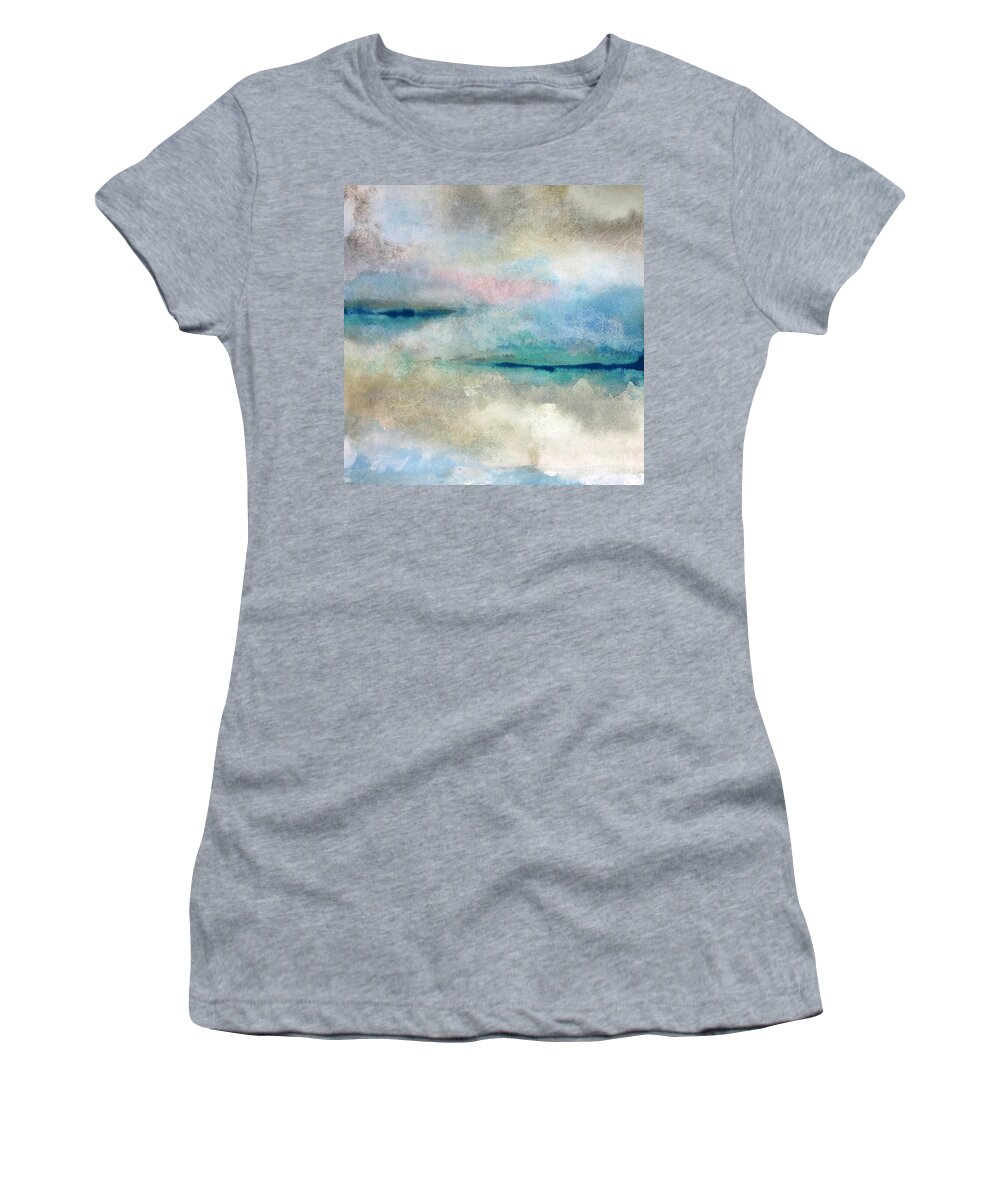 Original Watercolors Women's T-Shirt featuring the painting Kaleidoscope Dreams 1 by Chris Paschke