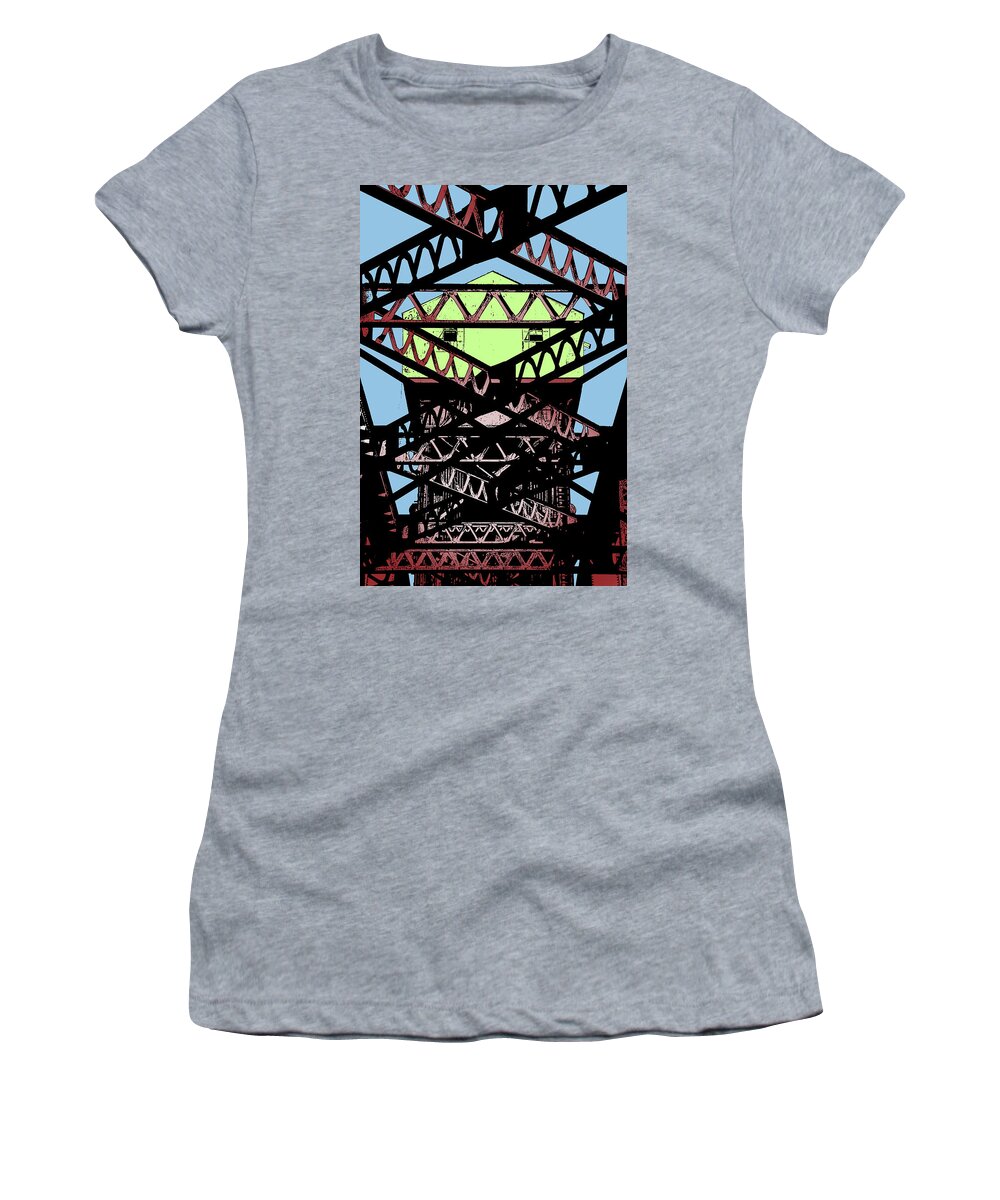 Katy Trail Women's T-Shirt featuring the photograph Katy Trail Bridge by Christopher McKenzie
