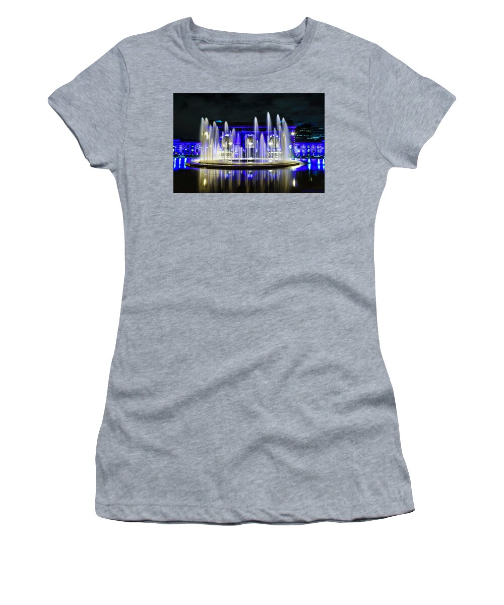 KC Royals - Royal Blue Union Station Women's T-Shirt by Brandon Cale -  Pixels