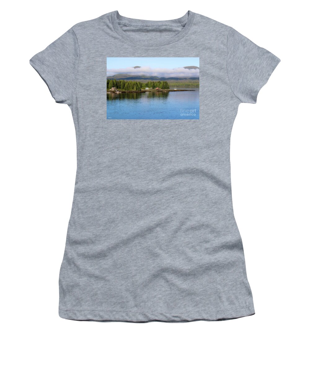 Ketchikan Women's T-Shirt featuring the photograph Ketchikan Alaska by Veronica Batterson