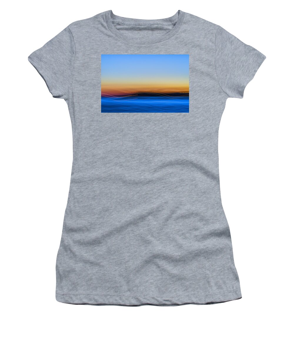 Abstract Women's T-Shirt featuring the photograph Key West Abstract by Jim Shackett