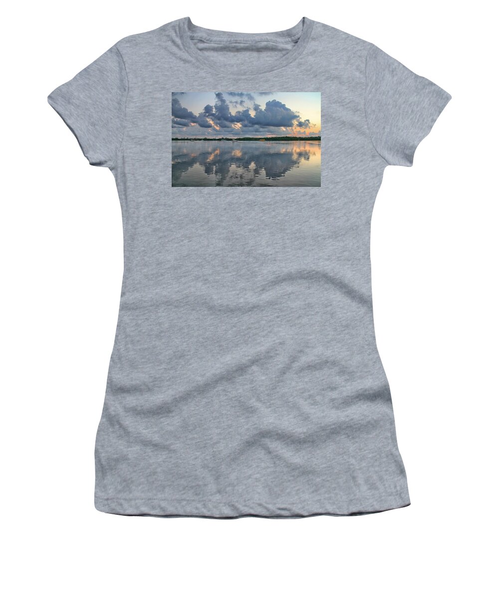 Sunrise Women's T-Shirt featuring the photograph Key West Sunrise 7 by Bob Slitzan