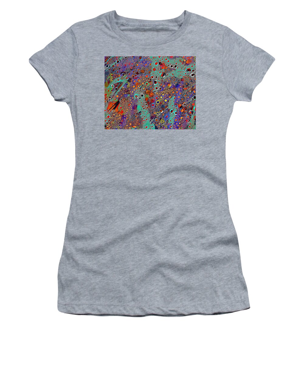 Abstract Women's T-Shirt featuring the photograph Klimt Trip by Matt Cegelis