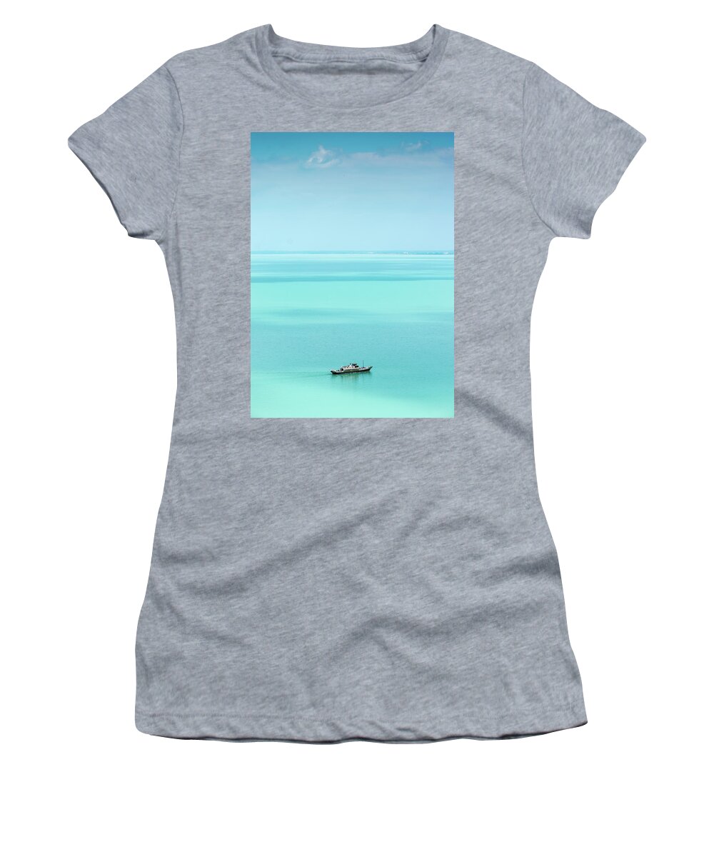 Hungary Women's T-Shirt featuring the photograph Lake Balaton by Steven Richman