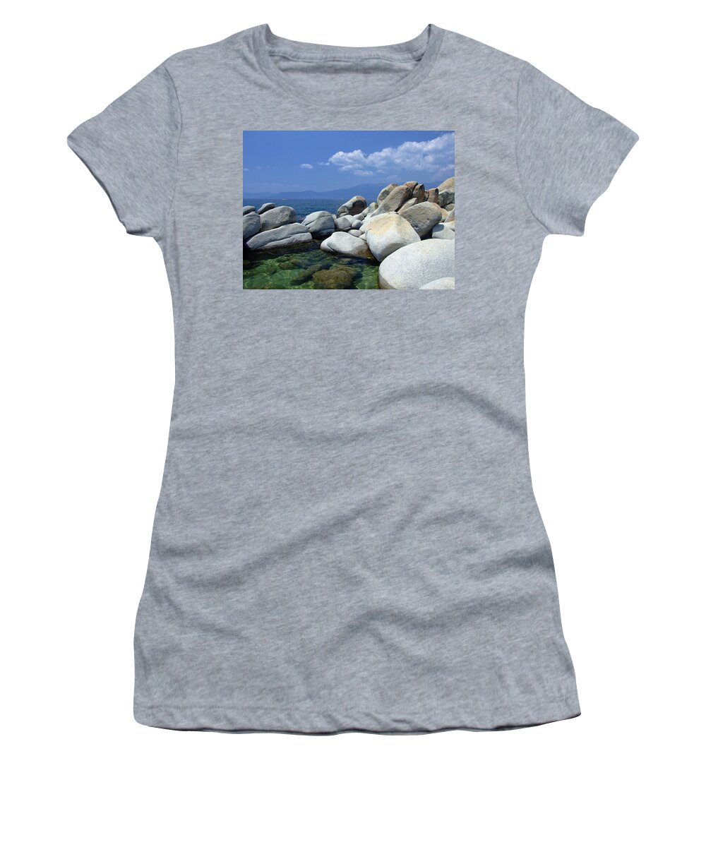 Lake Tahoe Women's T-Shirt featuring the photograph Lake Tahoe by Donna Blackhall