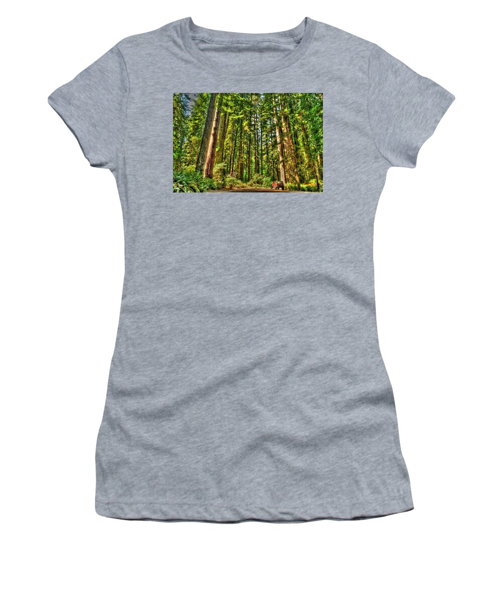 Photograph Women's T-Shirt featuring the photograph Land of the Giants by Richard Gehlbach