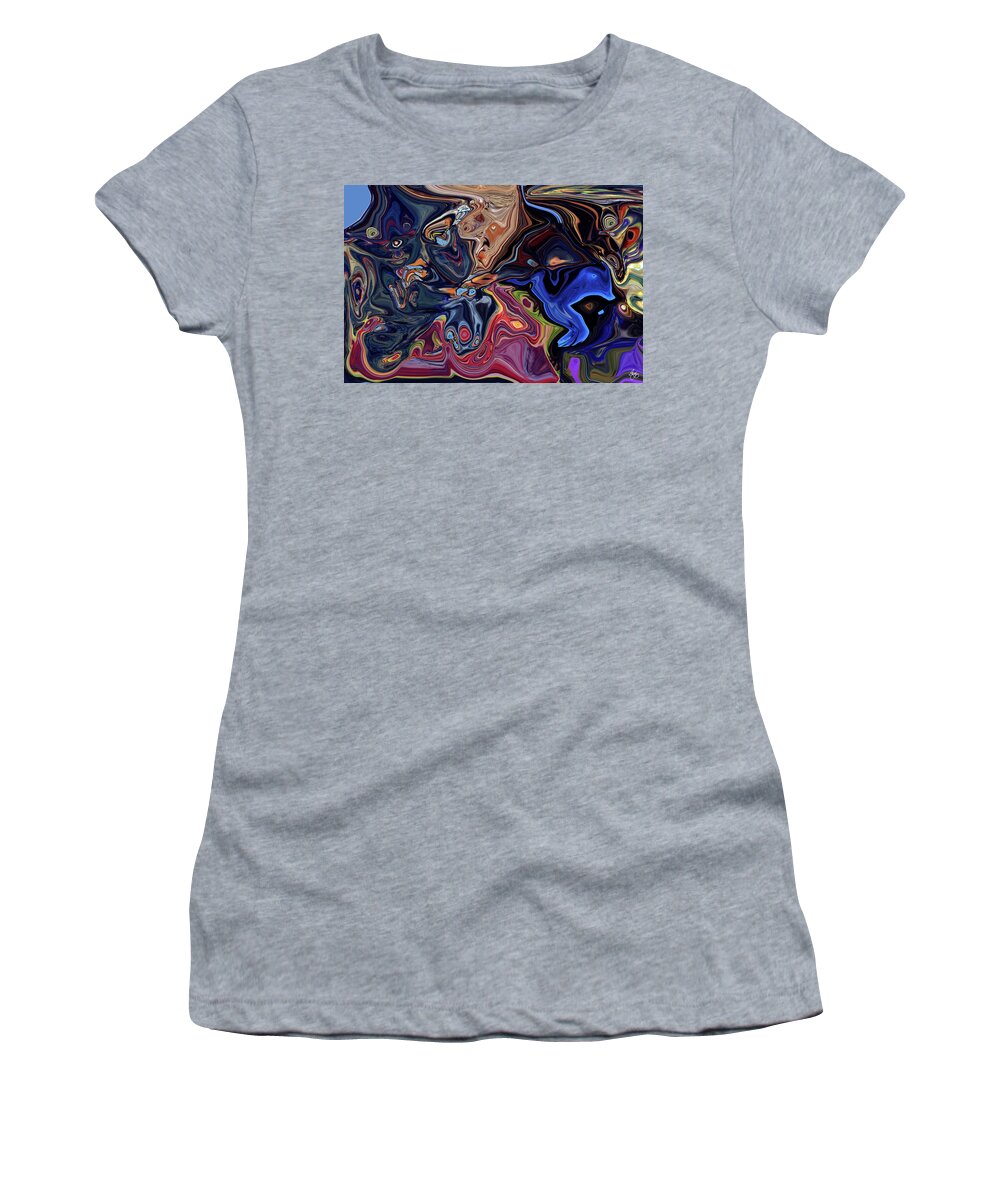 Color Women's T-Shirt featuring the photograph Last Nights Dreams by Wayne King