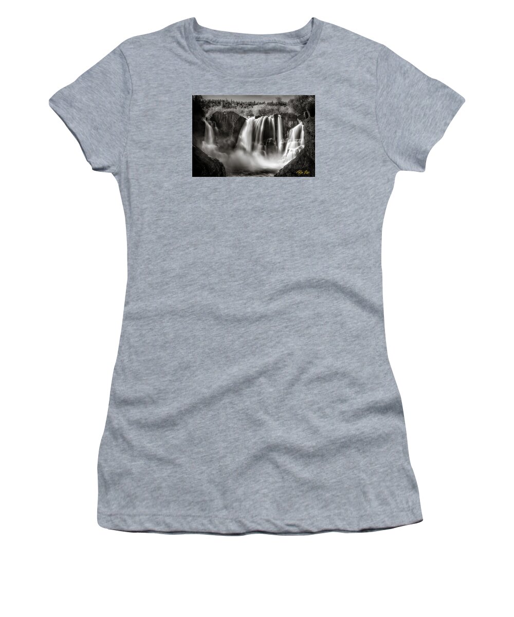 Atmosphere Women's T-Shirt featuring the photograph Late afternoon at the High Falls by Rikk Flohr