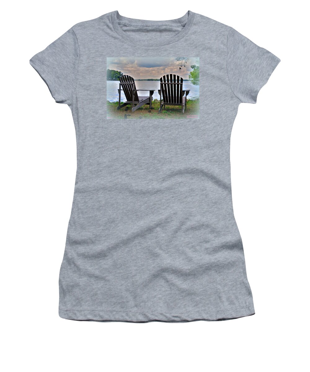 Lake Murray Sc Women's T-Shirt featuring the photograph Lazy Afternoon by Lisa Wooten
