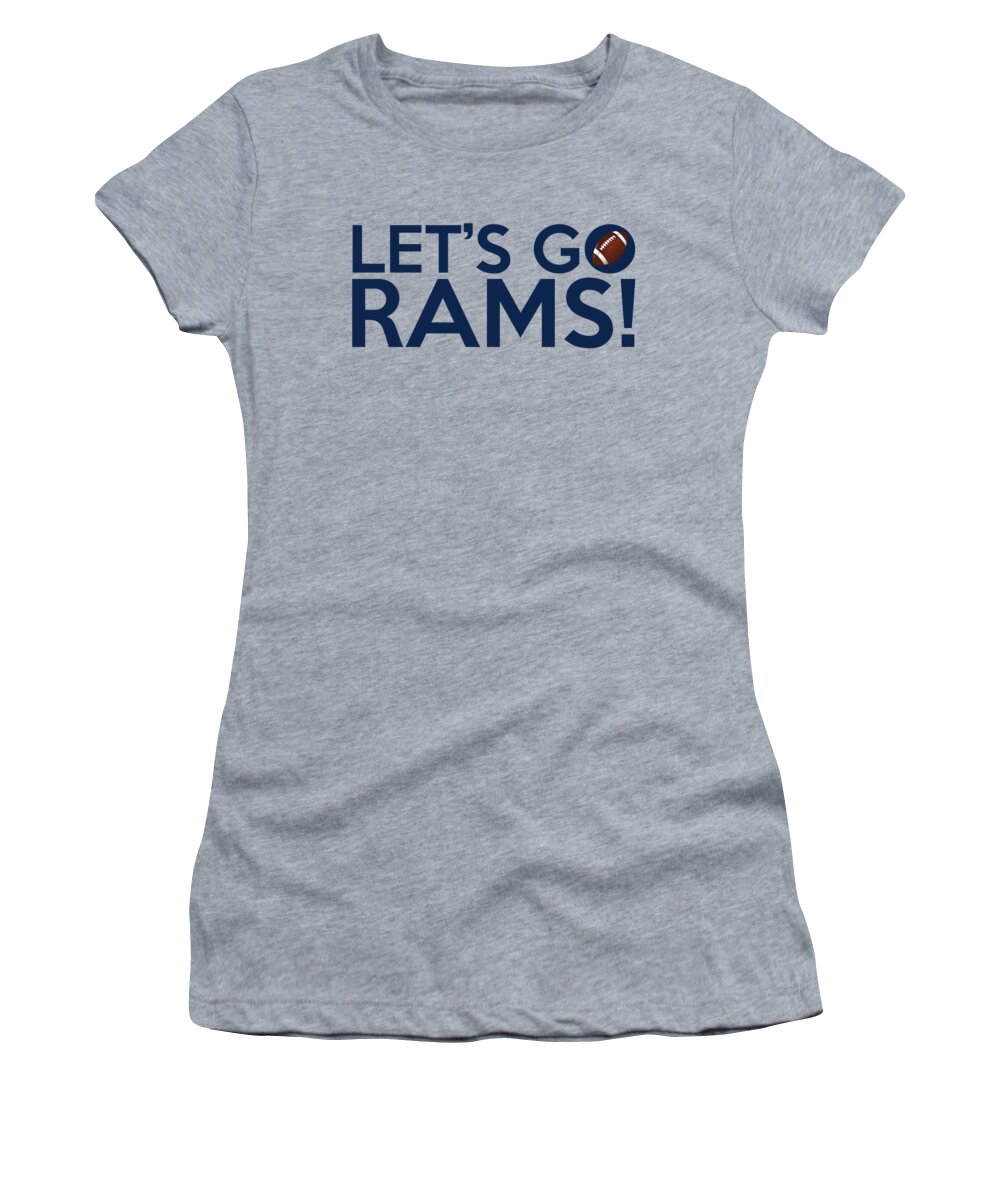 Let's Go Rams Women's T-Shirt by Florian Rodarte - Fine Art America