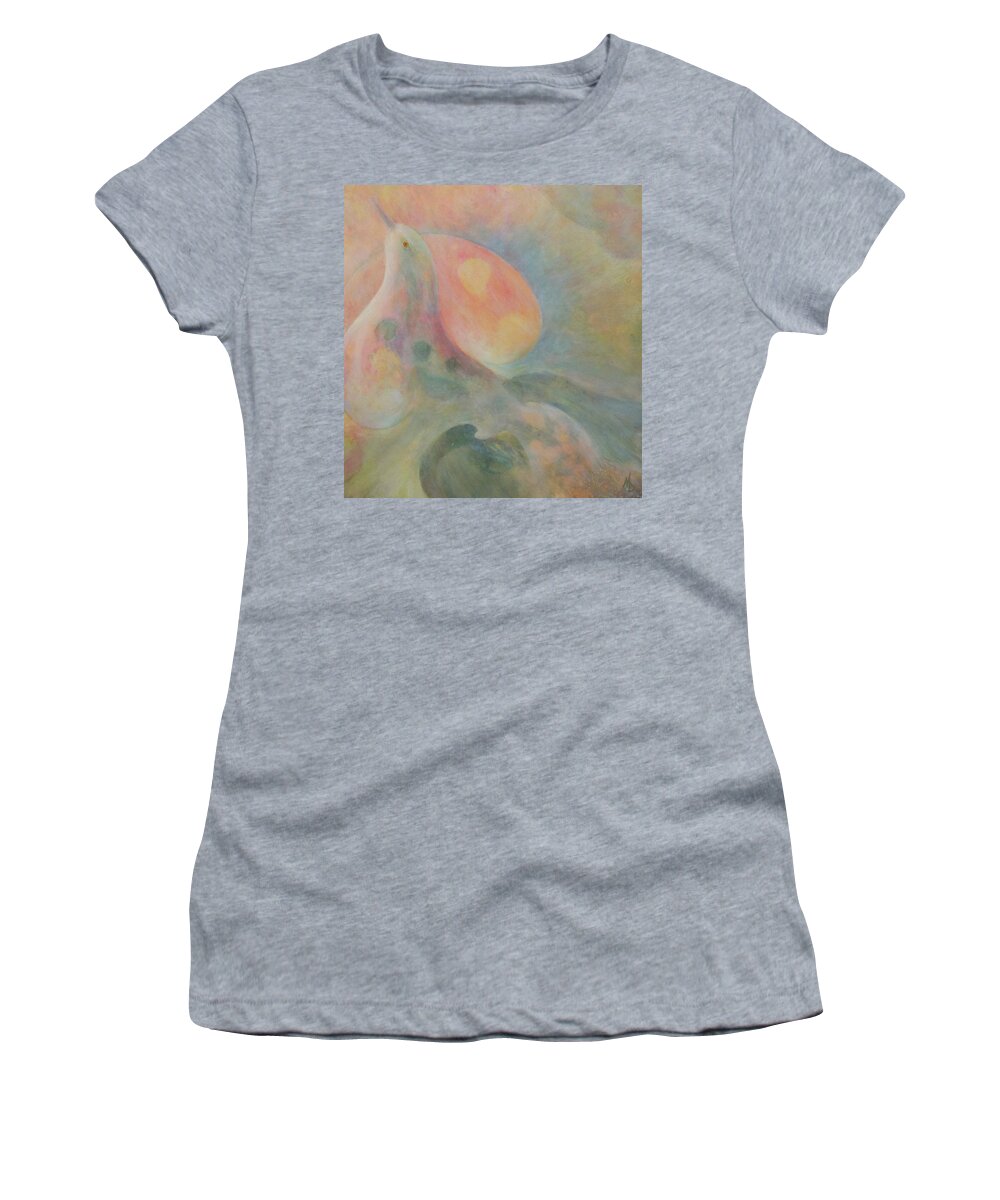 Liberté Women's T-Shirt featuring the painting Liberty by Marc Dmytryshyn