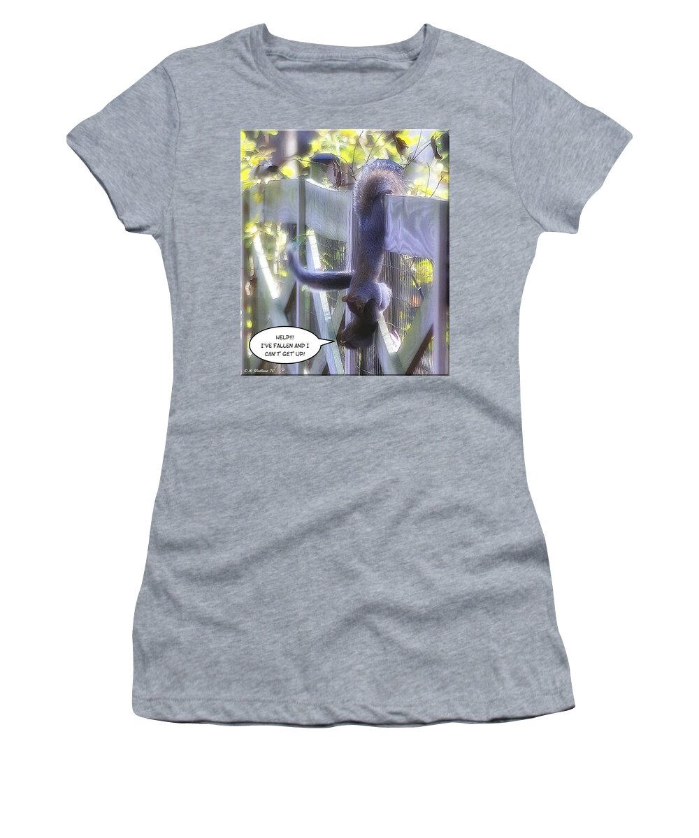 2d Women's T-Shirt featuring the photograph Life Alert by Brian Wallace