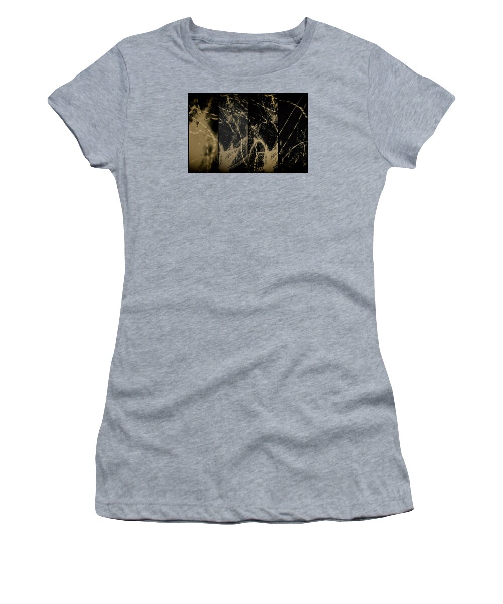 Prints And Posters Women's T-Shirt featuring the photograph Lightpainting Quads Art Print Photograph 4 by John Williams