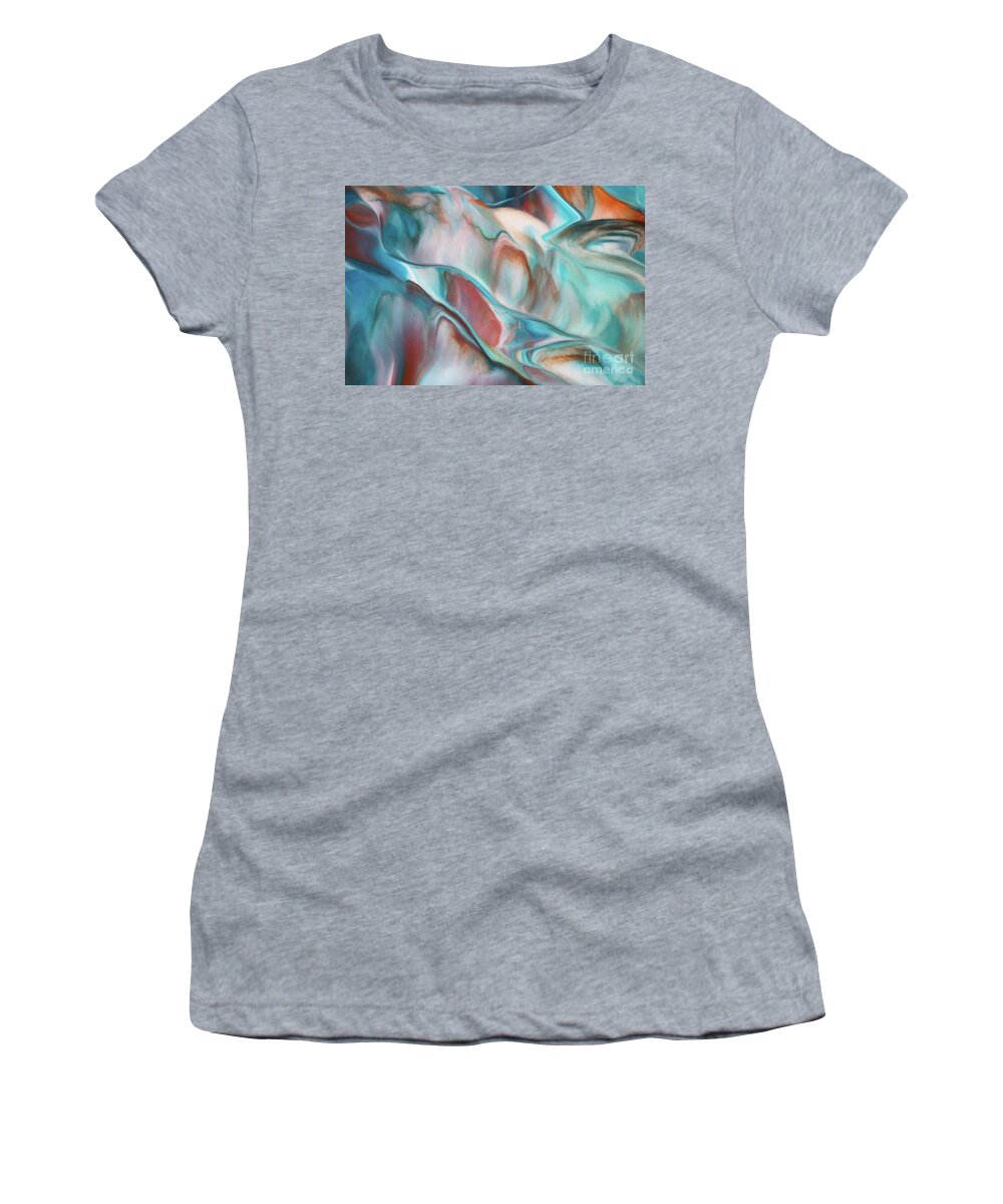 Abstract Women's T-Shirt featuring the painting Like Georgia by Patti Schulze