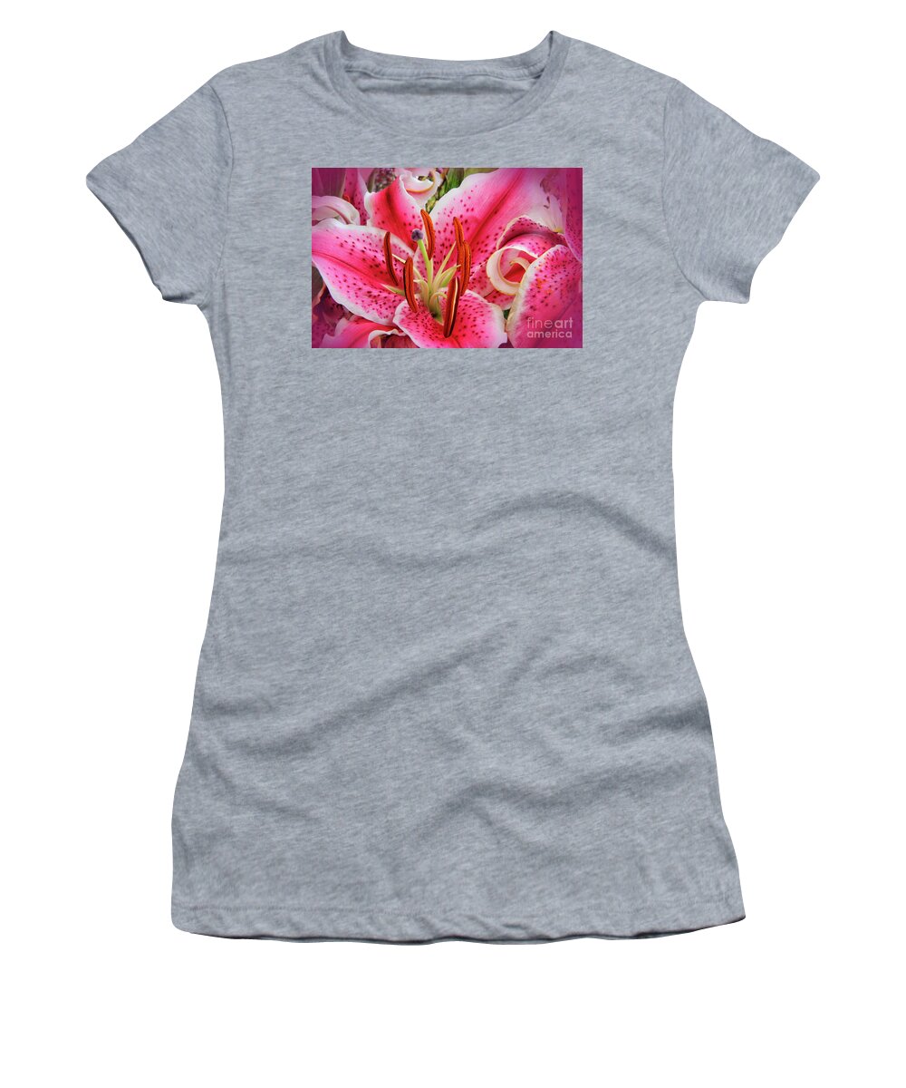 Mariola Women's T-Shirt featuring the photograph Lily Fantasy by Kasia Bitner