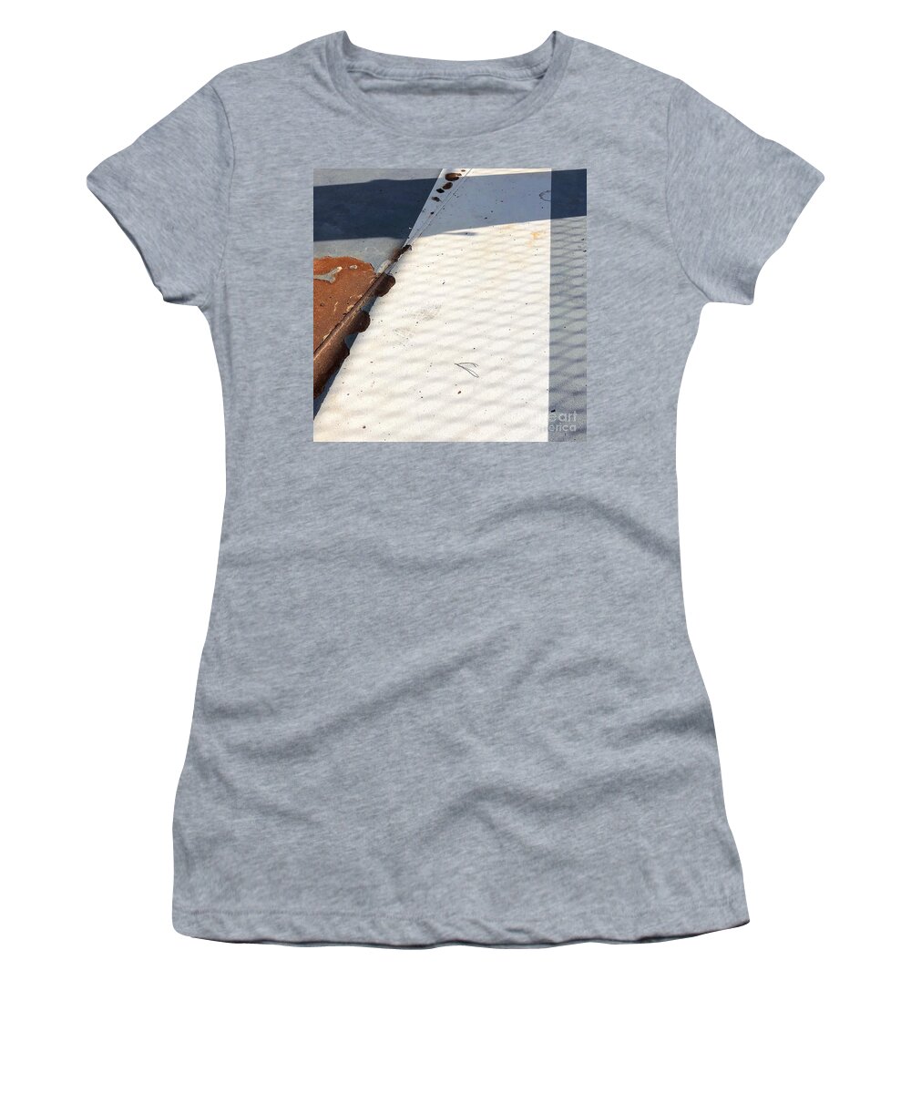 Rust Women's T-Shirt featuring the photograph Line by Flavia Westerwelle