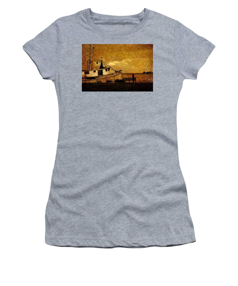 Nautical Women's T-Shirt featuring the photograph Living in the past by Susanne Van Hulst