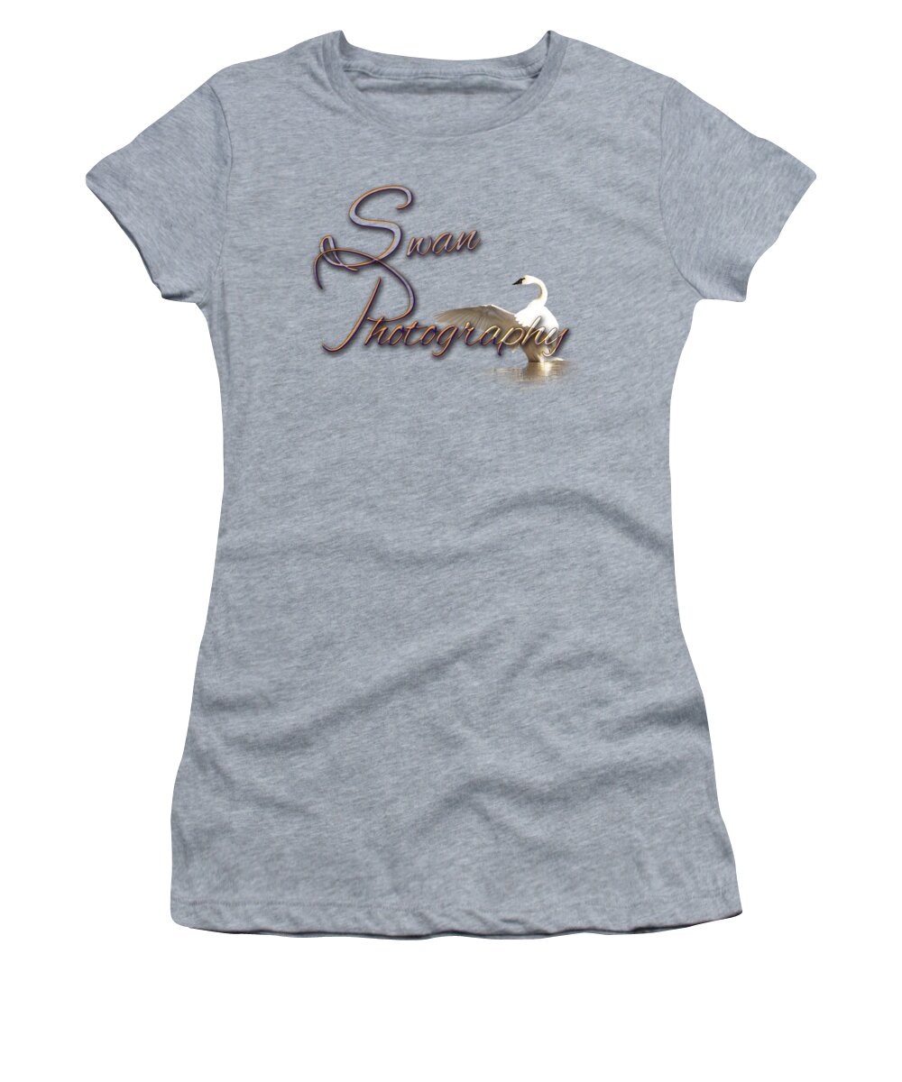 Swan Women's T-Shirt featuring the photograph Logo by Nancy Swan
