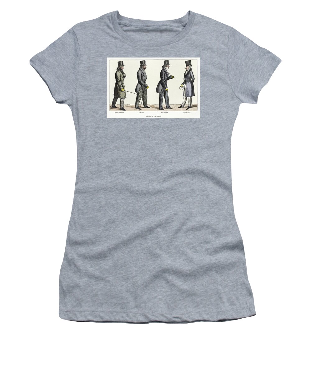 1800s Women's T-Shirt featuring the drawing LONDON, c1816. by Granger