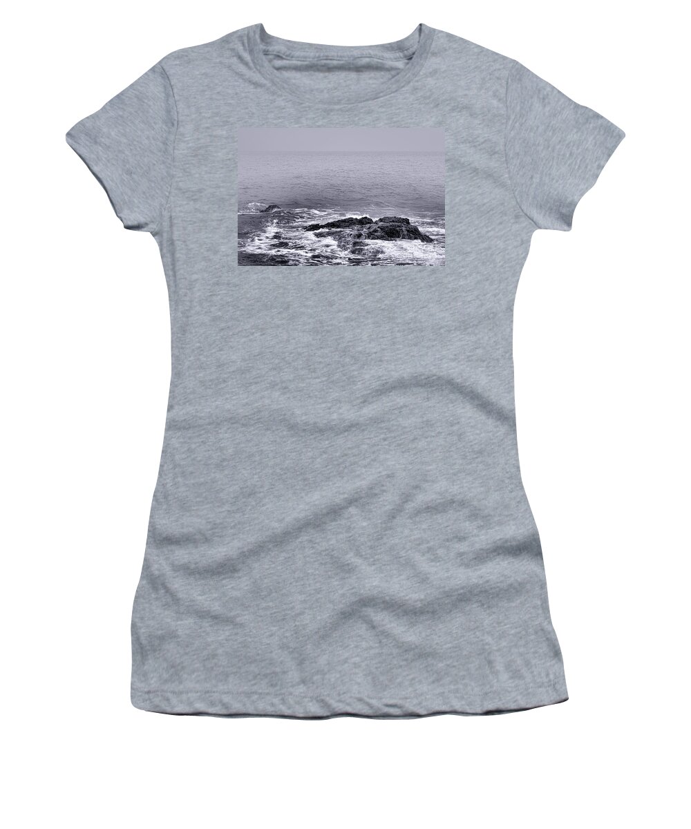 Maine Women's T-Shirt featuring the photograph Loneliness by Olivier Le Queinec
