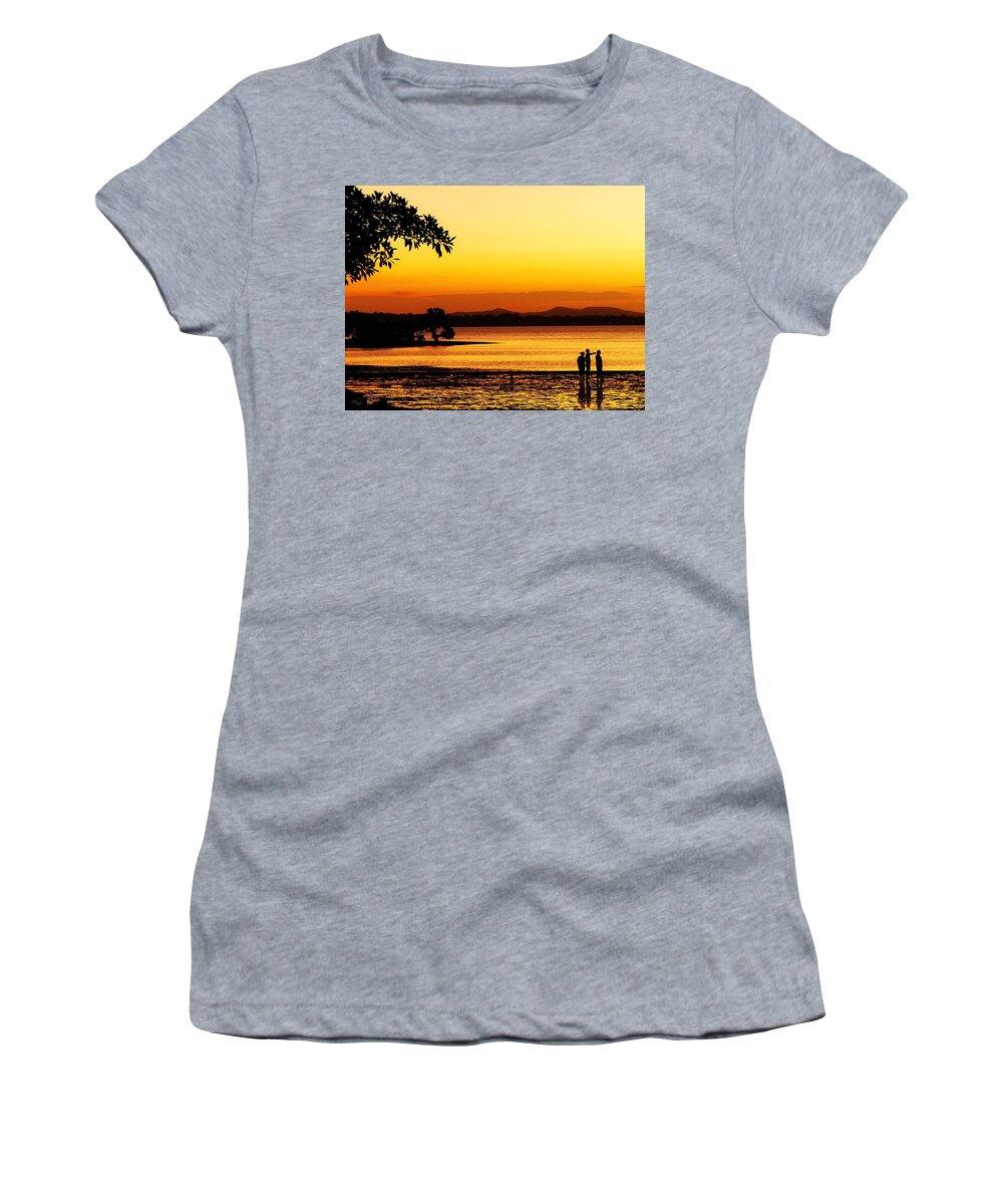  Women's T-Shirt featuring the photograph Look Over There by Michael Blaine
