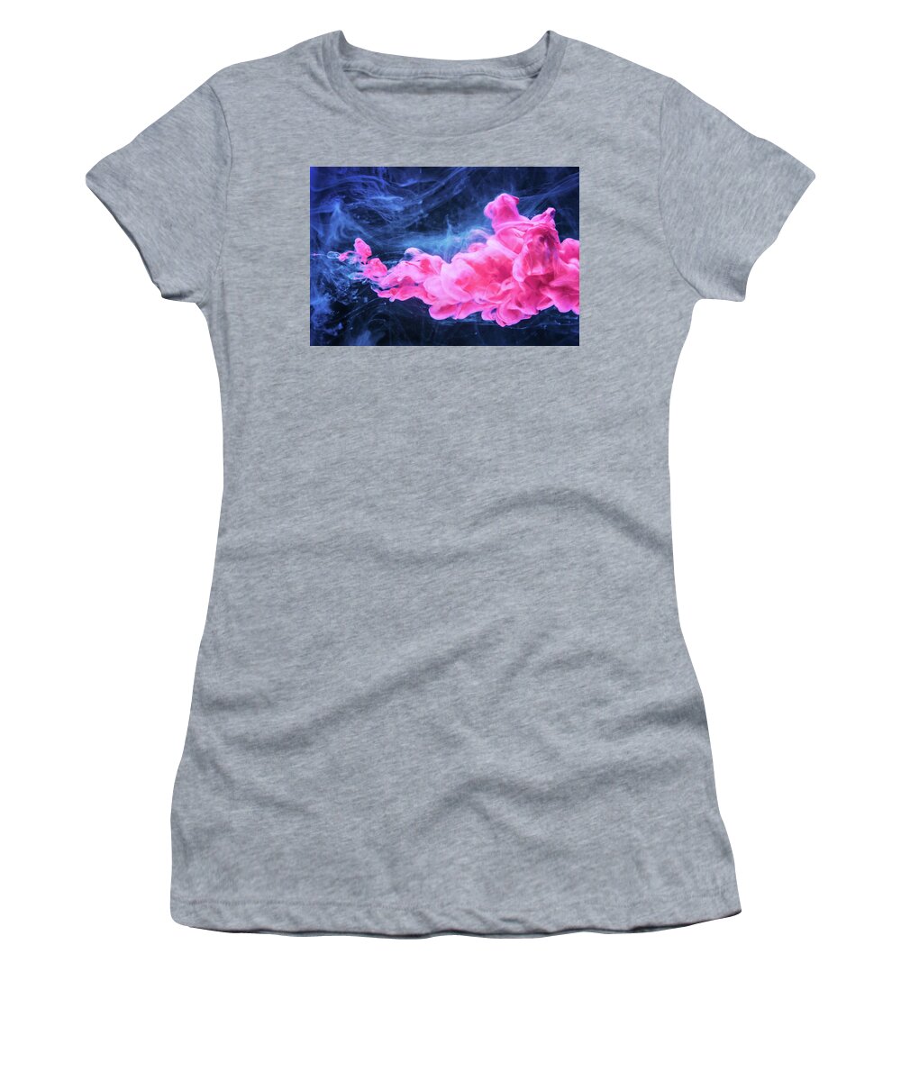 Abstract Women's T-Shirt featuring the photograph Looking For Fun - Modern Art Photography by Modern Abstract