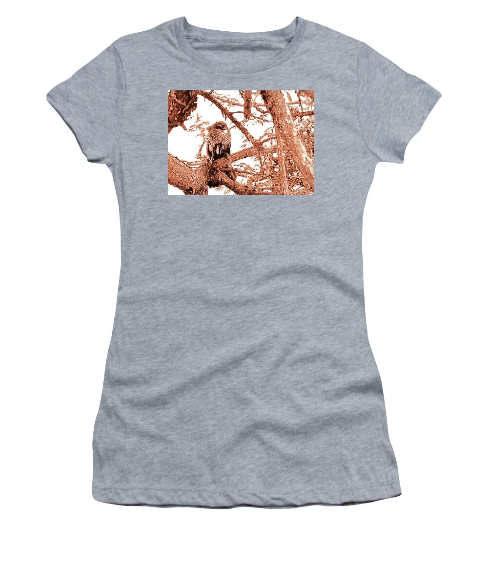 Nature Women's T-Shirt featuring the photograph Looking out by Patrick Kain