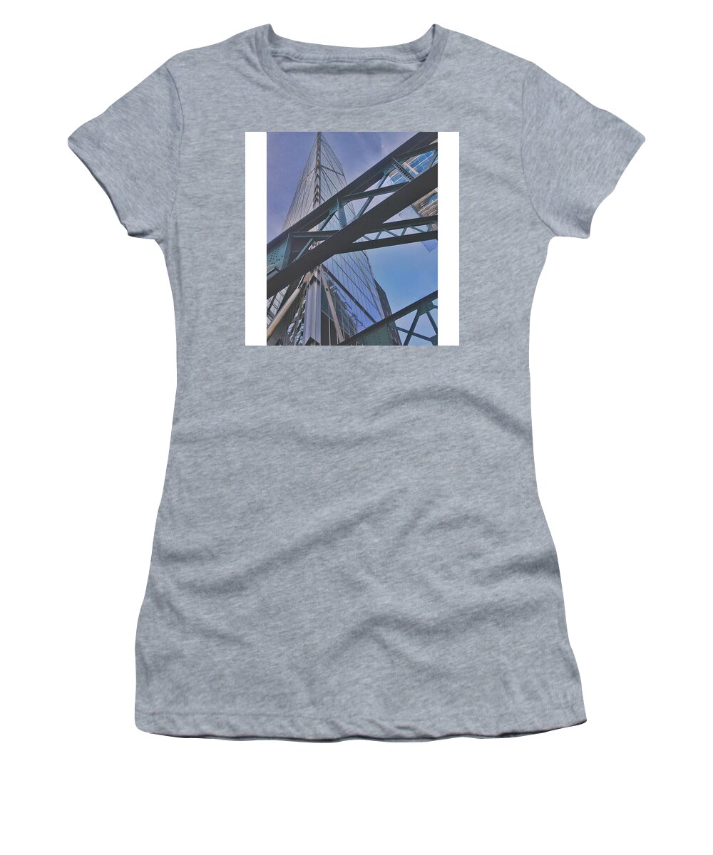 Bridge Women's T-Shirt featuring the photograph •looking by Tai Lacroix