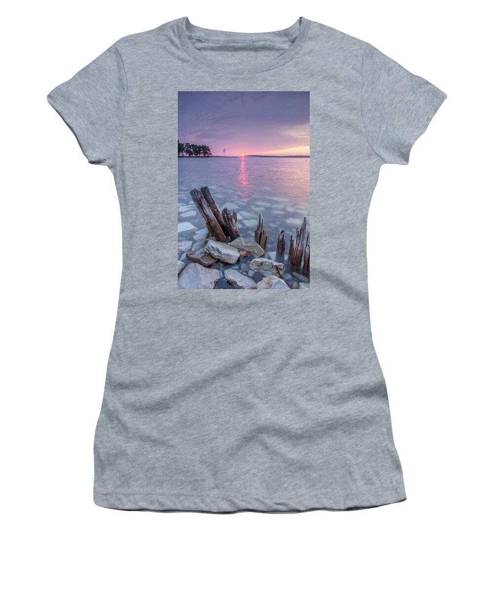Sunrise Women's T-Shirt featuring the photograph Lose One's Heart by Lee and Michael Beek