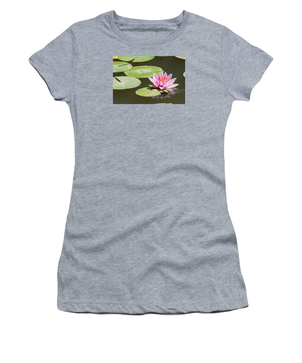 Flower Women's T-Shirt featuring the photograph Lotus by Patrick Pestre
