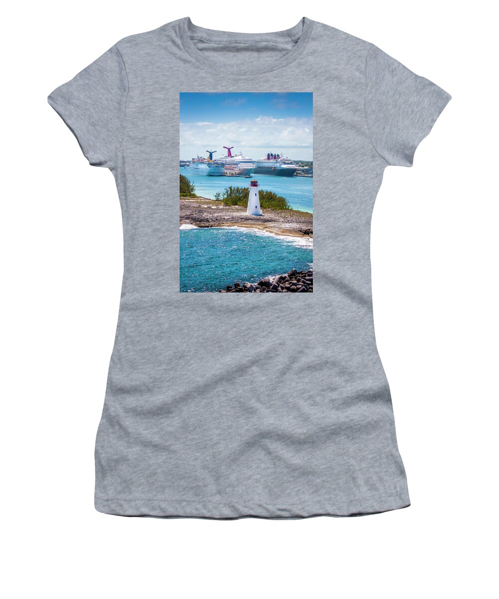 Ocean Women's T-Shirt featuring the photograph Love Boat Lane by Daniel Murphy