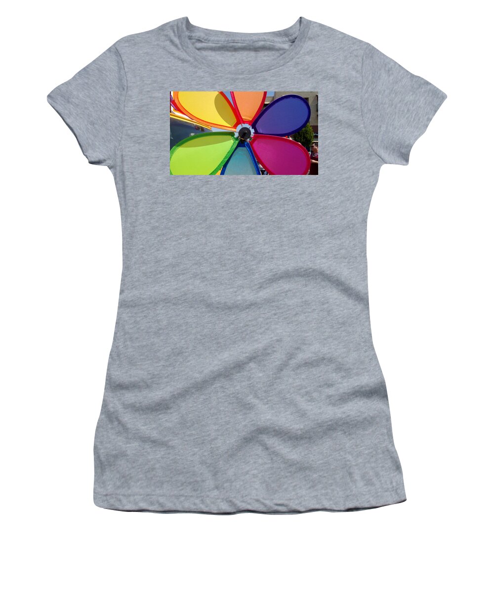 Rainbow Women's T-Shirt featuring the photograph Love Wins by Claudia Goodell