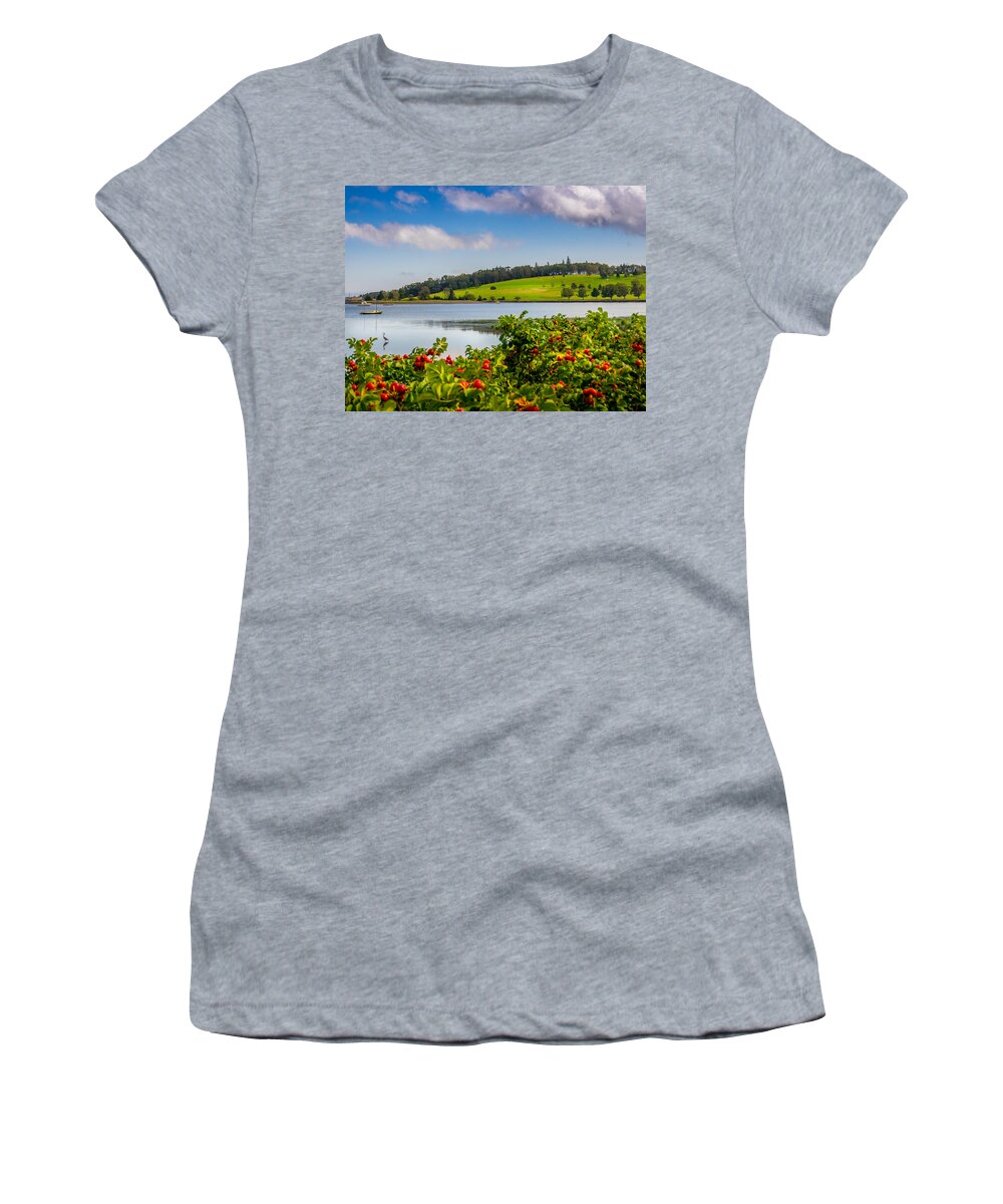Lunenburg Women's T-Shirt featuring the photograph Lunenburg Golf Club by Mark Llewellyn