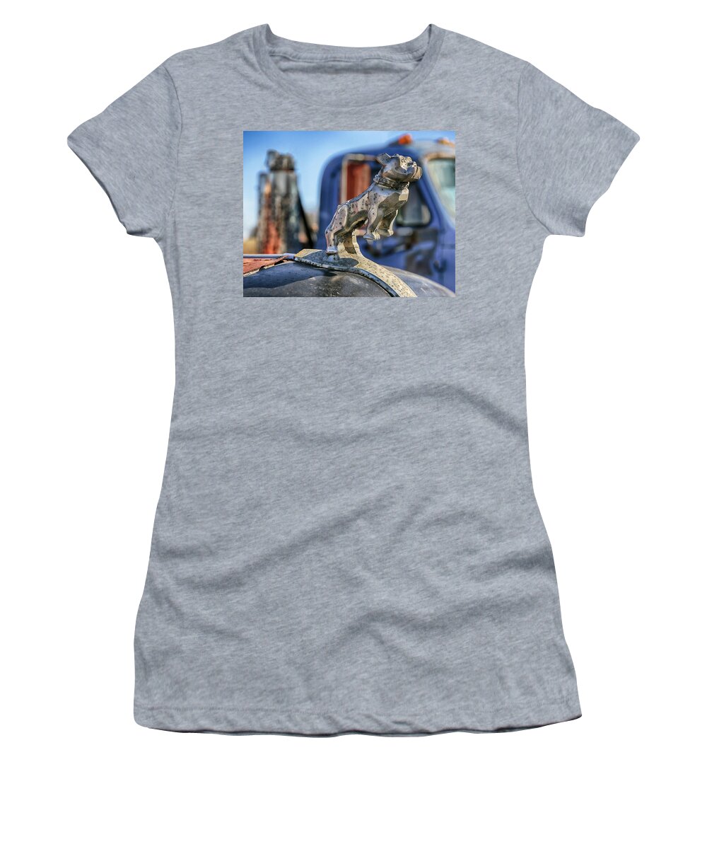 Truck Graveyard Women's T-Shirt featuring the photograph Mack Rust by Art Cole
