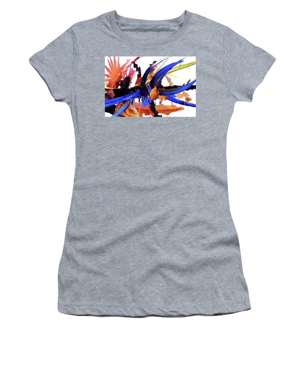 Multicolored Women's T-Shirt featuring the photograph Made of Steel by Richard Macquade
