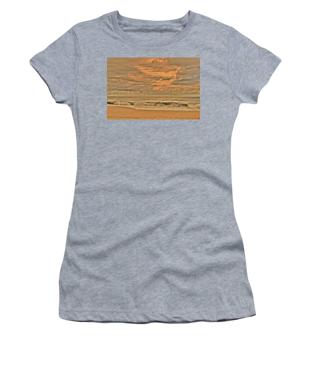 Jersey Shore Women's T-Shirt featuring the photograph Magic In The Air - Jersey Shore by Angie Tirado