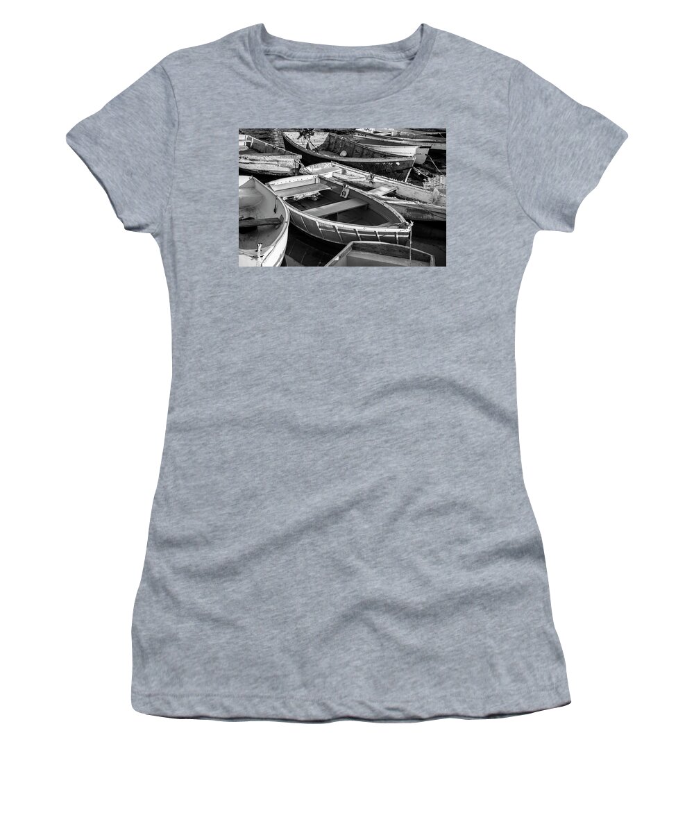 Maine Women's T-Shirt featuring the photograph Maine Boats by Ranjay Mitra