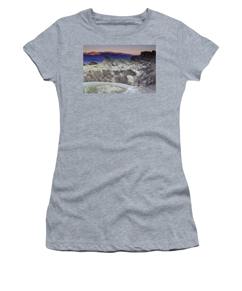 Desert Women's T-Shirt featuring the photograph Manly Beacon Peak by Fran Gallogly