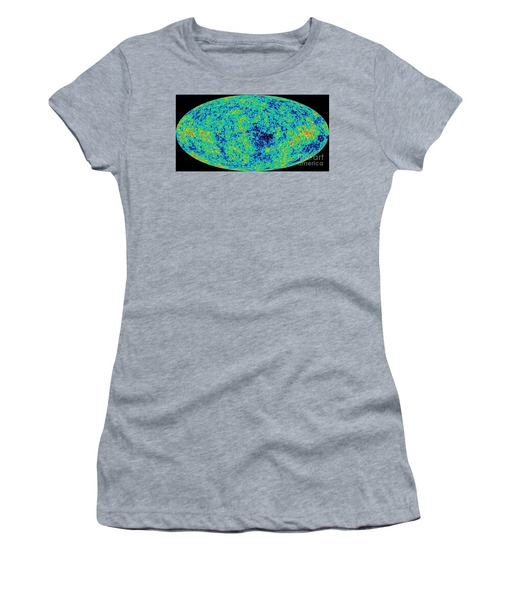 Age Women's T-Shirt featuring the photograph Map Microwave Background by NASA Science Source