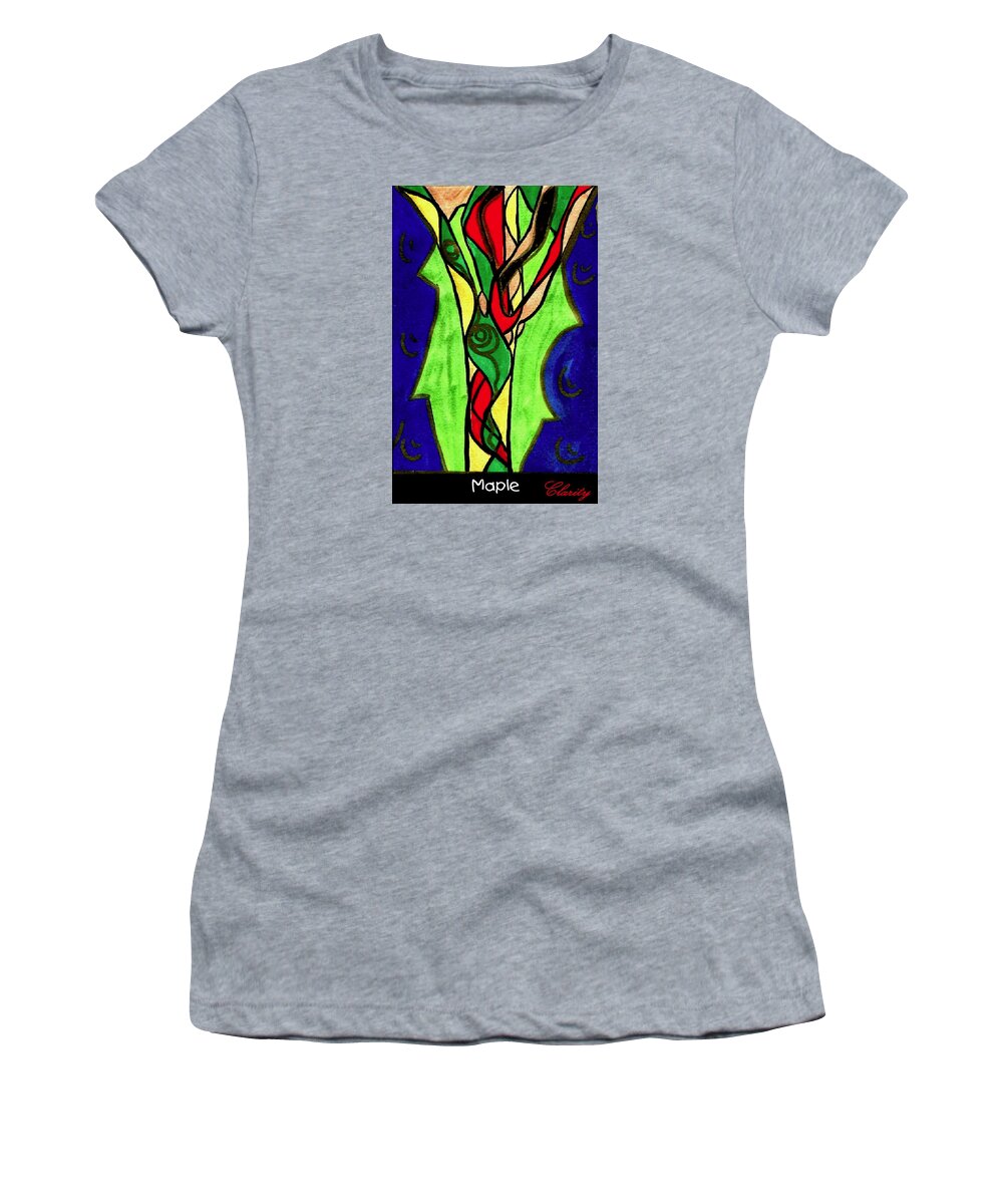 Maple Women's T-Shirt featuring the painting Maple by Clarity Artists