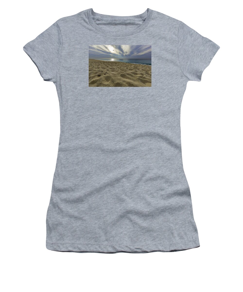 Sea Turtles Women's T-Shirt featuring the photograph March To The Sea by Mark Harrington