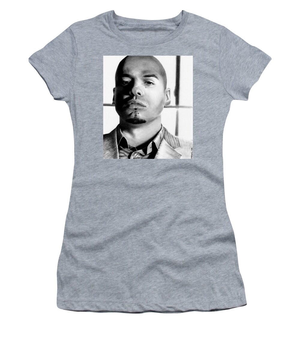 Breaking Bad Women's T-Shirt featuring the drawing Marco Salamanca by Rick Fortson