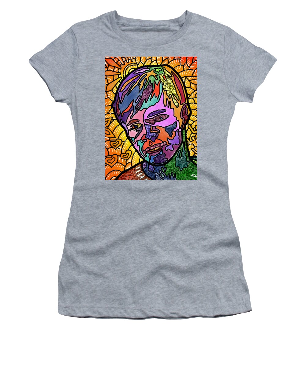 Matthew Shepard Women's T-Shirt featuring the digital art Matthew Shepard A Friend by Marconi Calindas