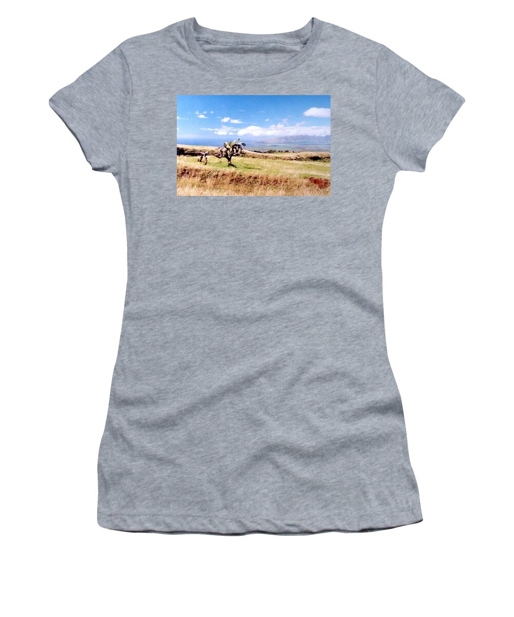 1986 Women's T-Shirt featuring the photograph Maui Upcountry by Will Borden