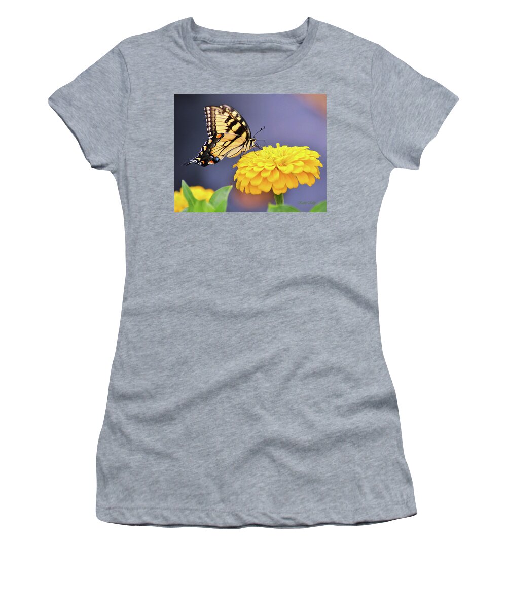Kathy Kelly Women's T-Shirt featuring the photograph Mellow Yellow by Kathy Kelly