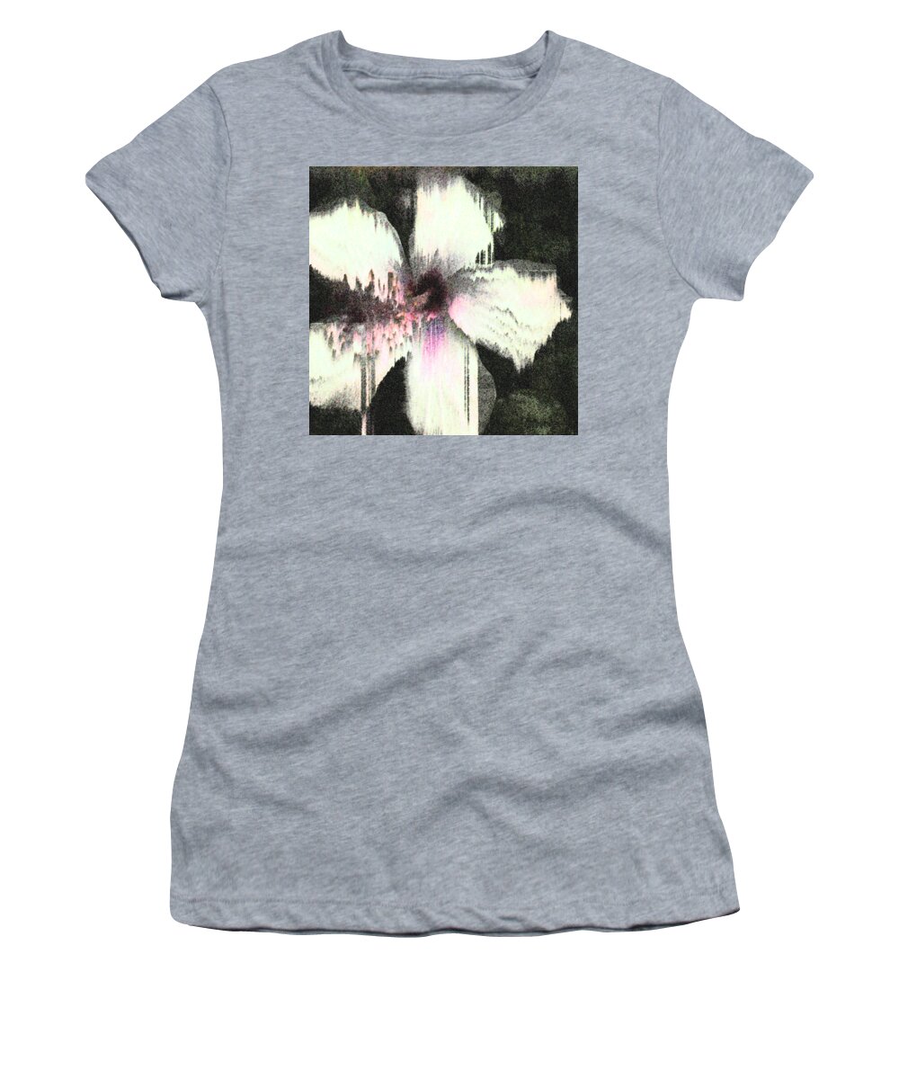 Hibiscus Women's T-Shirt featuring the photograph Melting Hibiscus by Stan Magnan