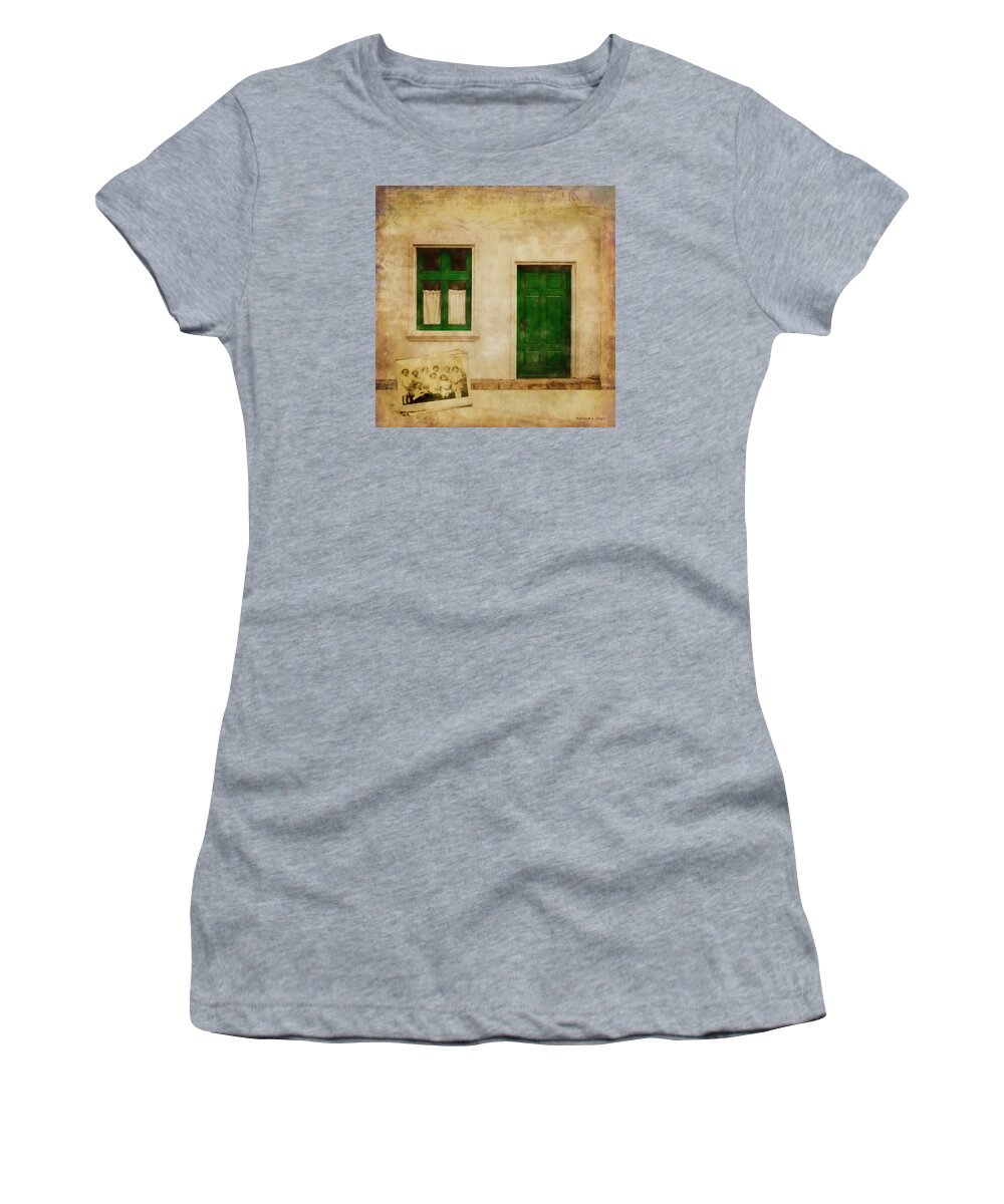 Memories Of Irish Green Women's T-Shirt featuring the painting Memories of Irish Green by Bellesouth Studio