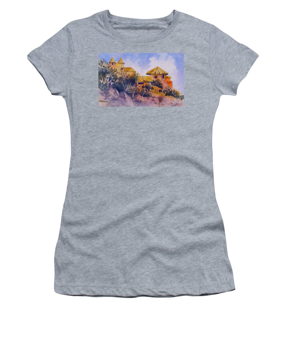 Mexico Sketch Women's T-Shirt featuring the painting Mexico Sketch by Teresa Ascone