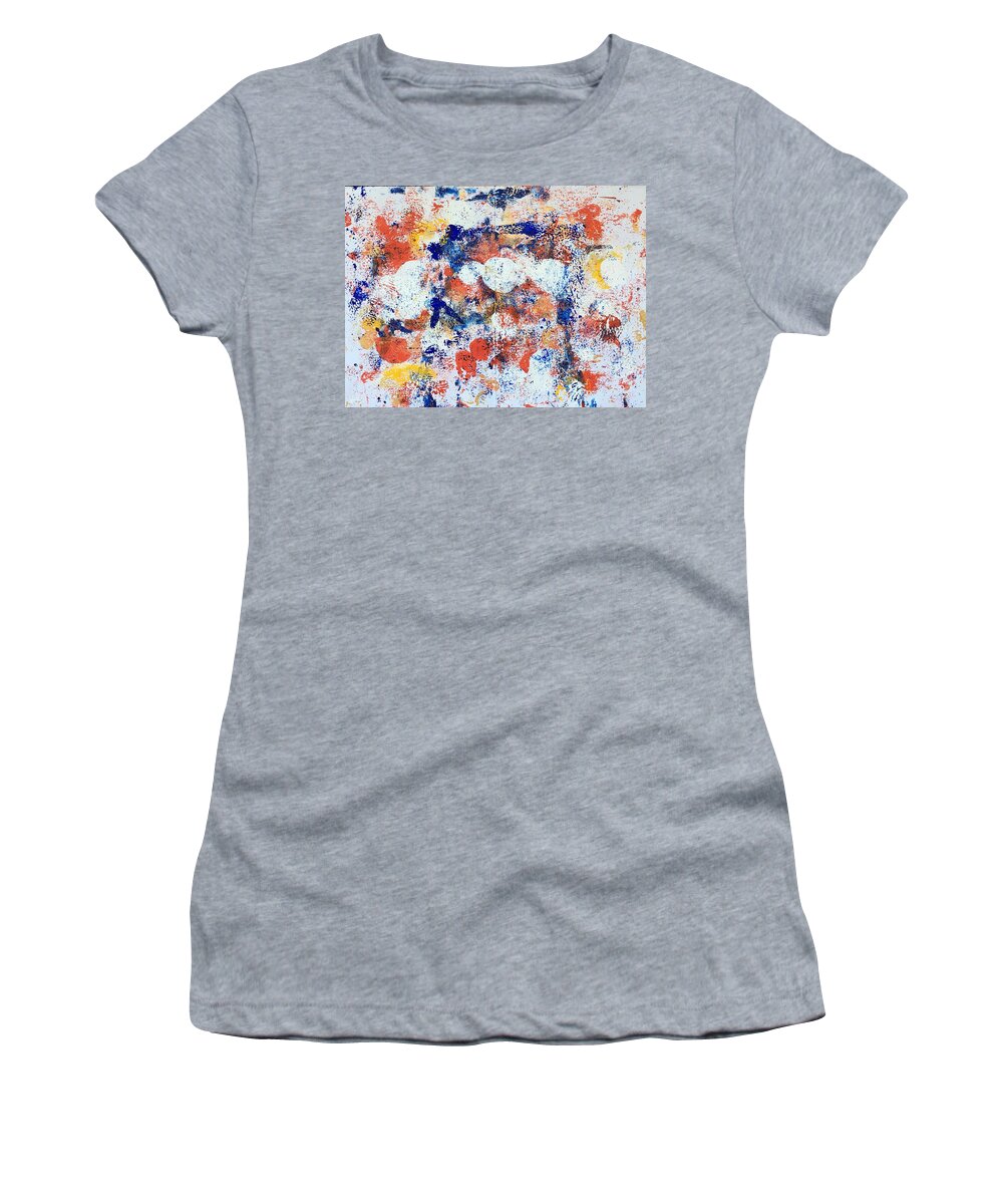 Abstract Painting Women's T-Shirt featuring the painting Michigan no 1 by Marita Esteva